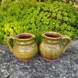 Glazed terracotta jug
