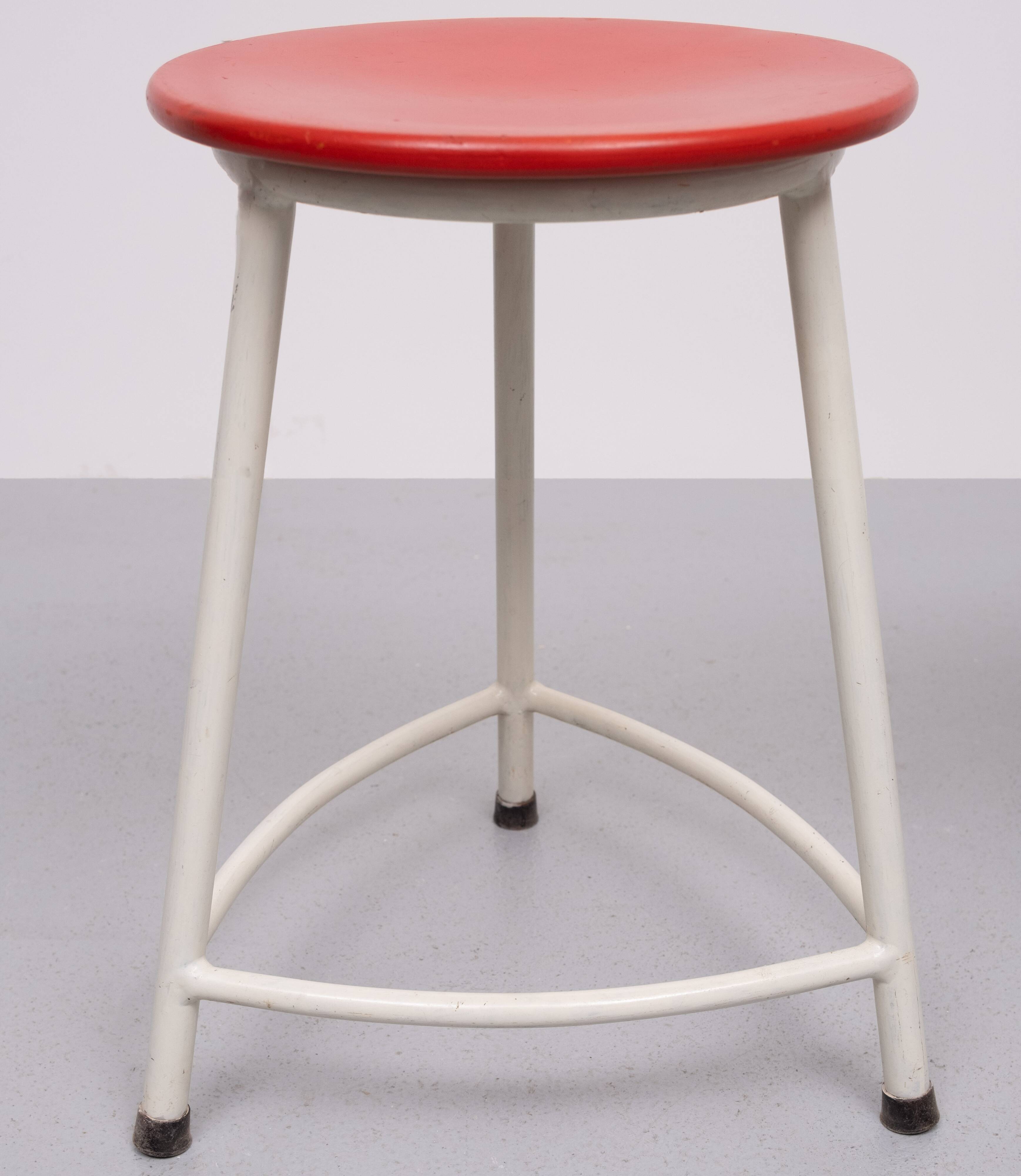 pair Ahrend de Cirkel Stools Design Friso Kramer 1950s Holland
