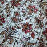 Old 2-sided Provençal pique cotton boutis