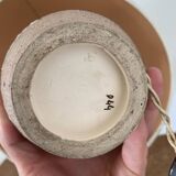 Art Deco glazed ceramic ball lamp, circa 1940