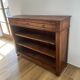 Open oak sideboard in country style, 1930s/50s.