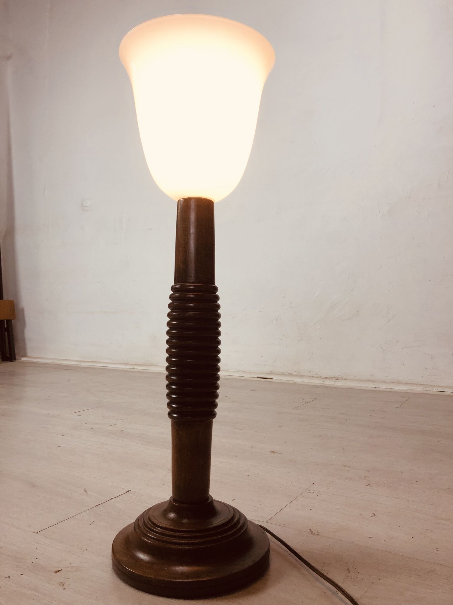 Lampe art déco brutaliste