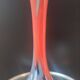 Spatter Glass Solo Flower Vase in Blown Glass from the 60s - 70s