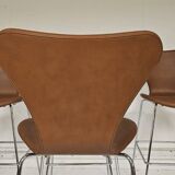 Ensemble de tabourets de bar Arne Jacobsen par Fritz Hansen