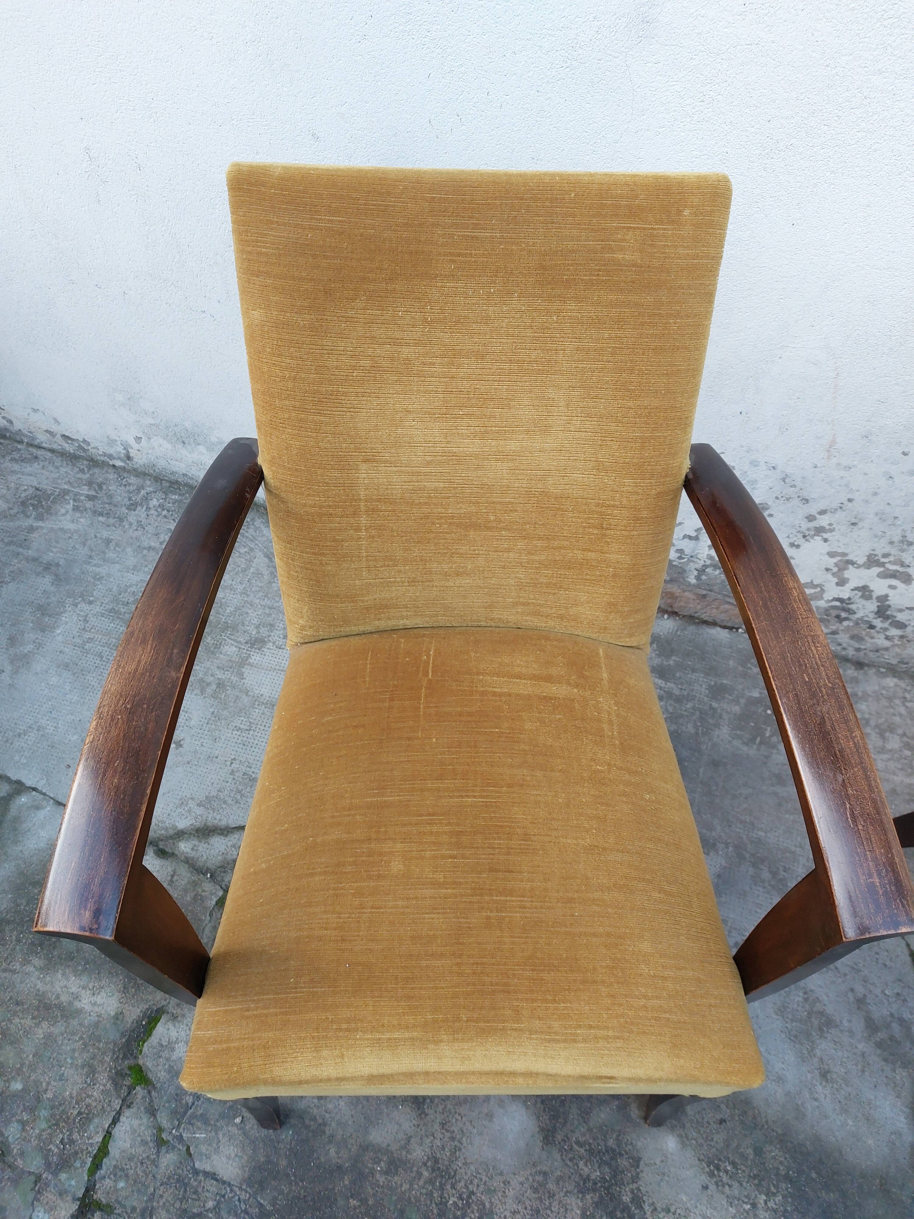 Paire de fauteuils bridge Art déco 1930