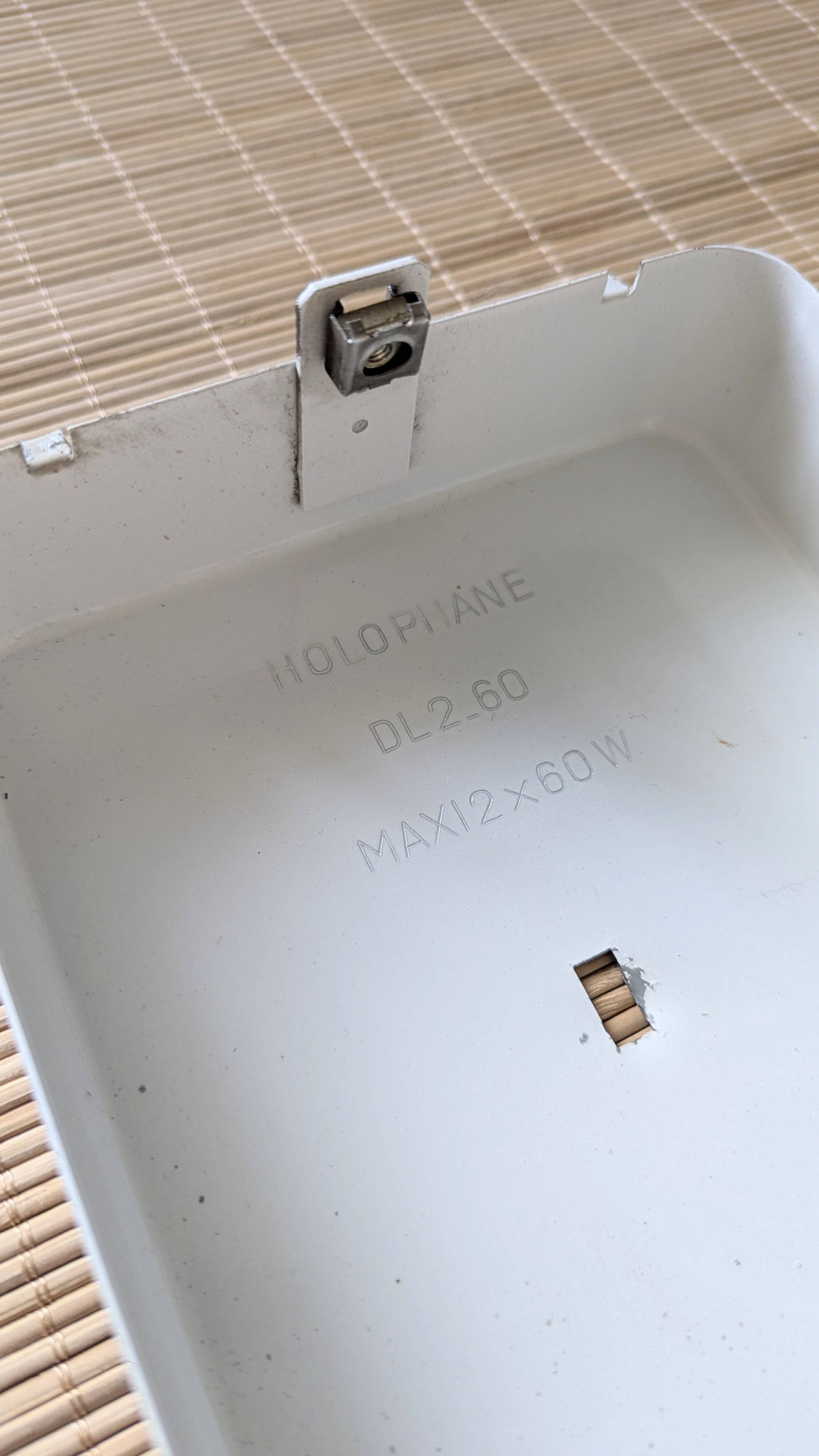 Holophane ceiling light (L-0227)