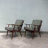 Pair of Scandinavian Thonet armchairs