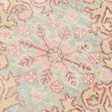 4x7 Red & Cream Antique Vintage Rug, 129x216Cm SK 22247