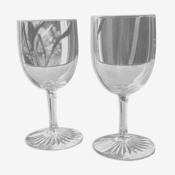 Verres à liqueur en cristal