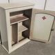 Old wall-mounted wooden display cabinet