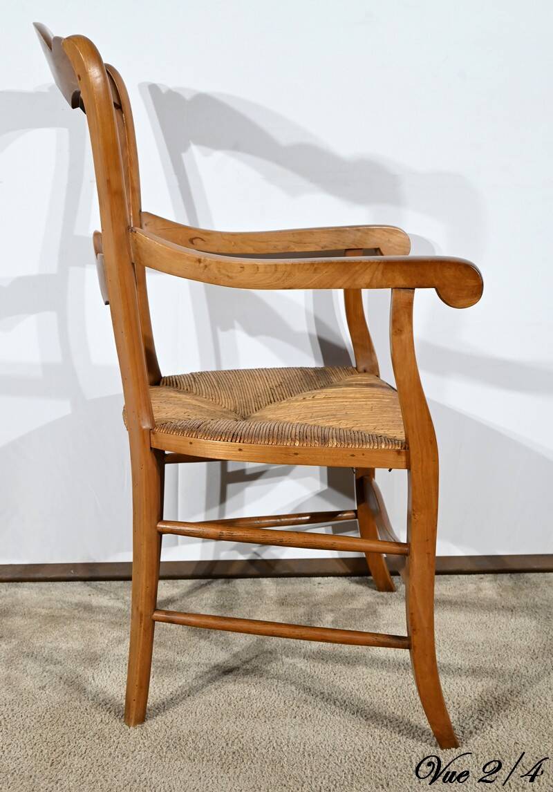 Grand-Mère Armchair in Cherrywood, Louis Philippe style – Late 19th century