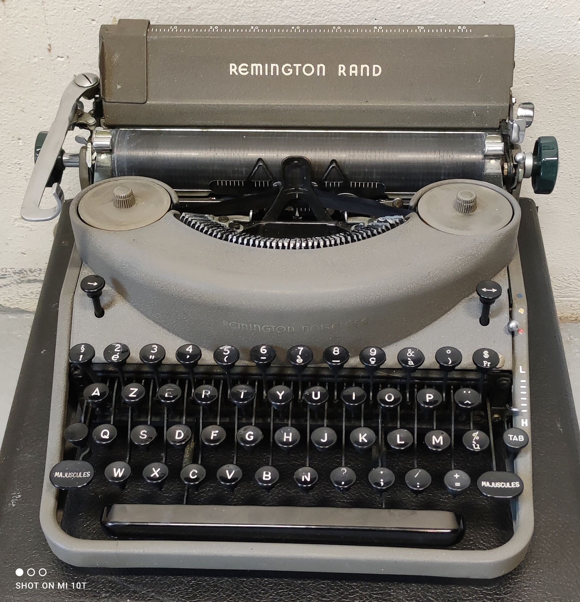 Typewriter remington noiseless band 40s 50s