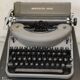 Typewriter remington noiseless band 40s 50s