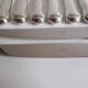 Ercuis set of 18 knives silver metal and stainless steel violin model