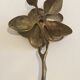 Brass "flower" candlestick