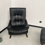 2 "Siesta" armchairs with their ottomans by Ingmar Relling, circa 1970