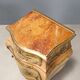 Antique bedside tables in Baroque style, wooden, Italy, 20th century.