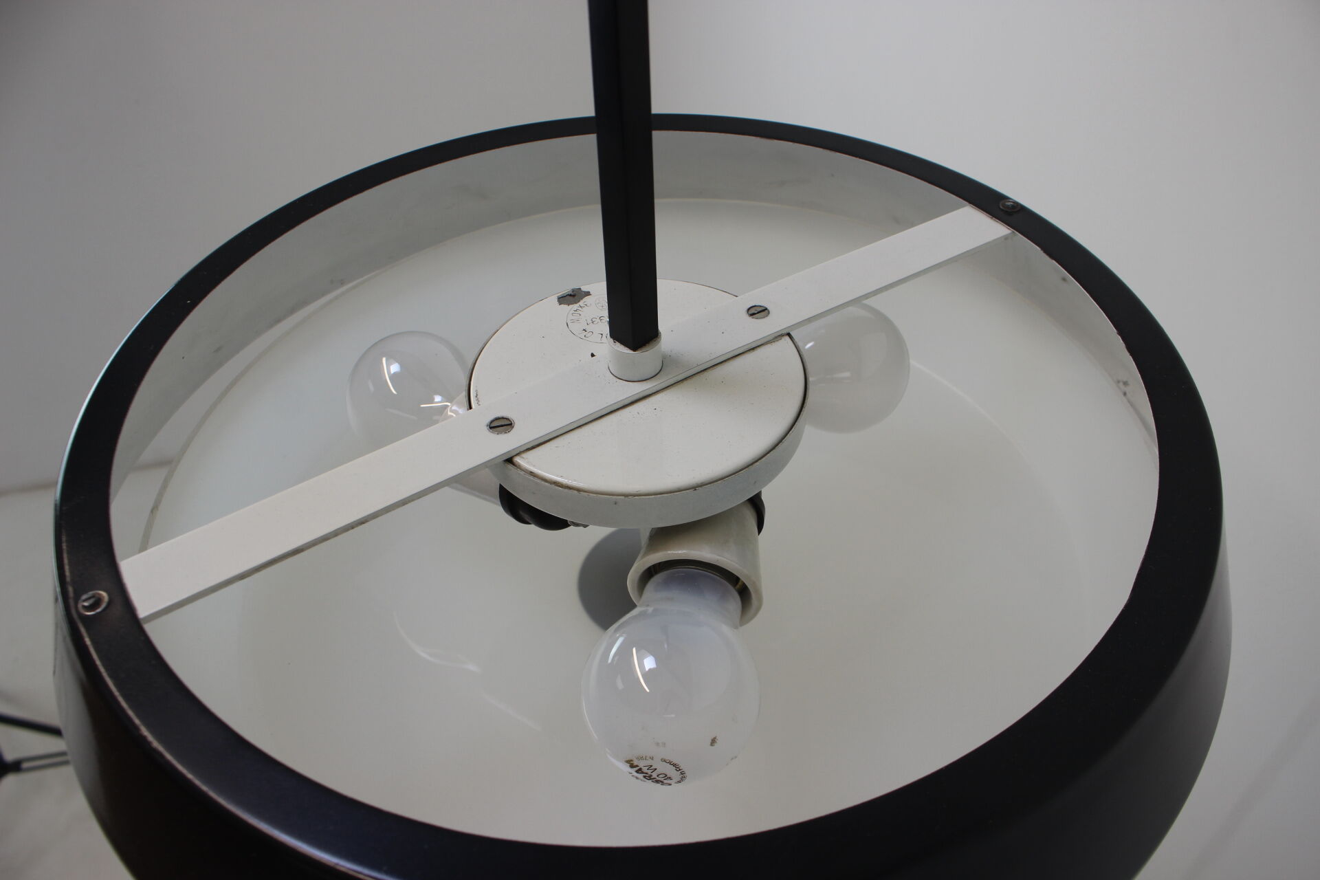 Midcentury space age ufo pendant by drupol, 1970s