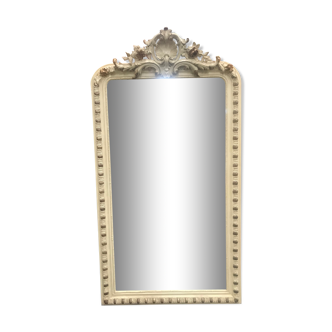 Mirror Louis Philippe gold leaf and shabby  100x180cm