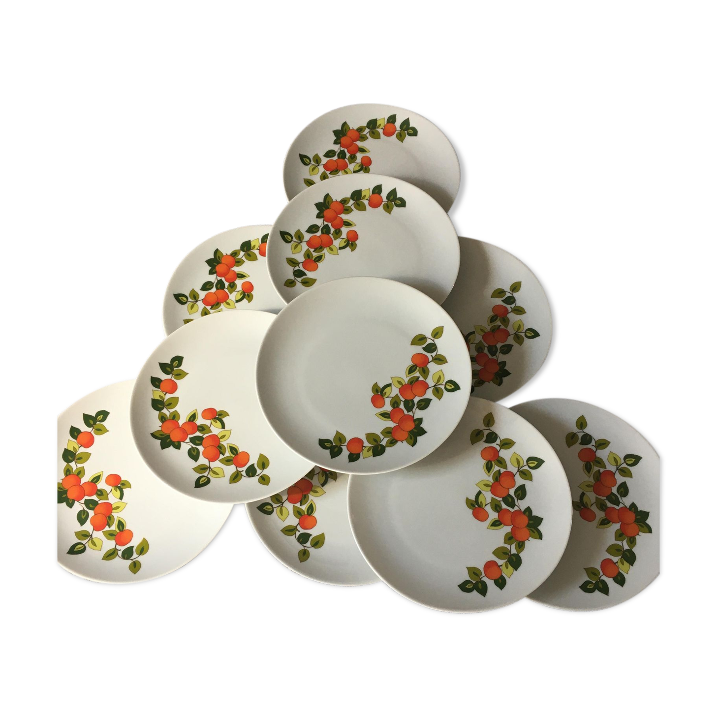 Porcelain dessert plates