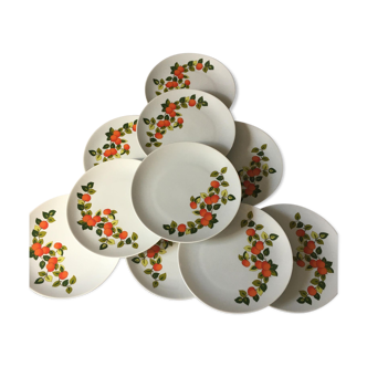Porcelain dessert plates