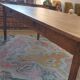 Large solid oak farmhouse table with two drawers 260 cm x 100 cm