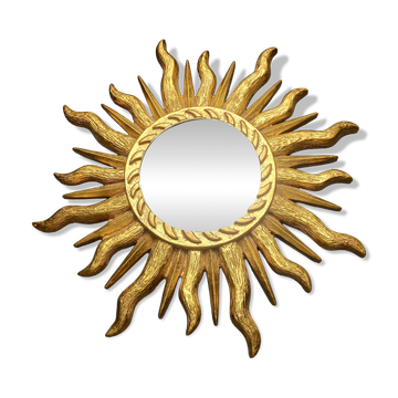 Vintage sunburst mirror, 1960s