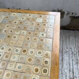 Scandinavian oak and ceramic table