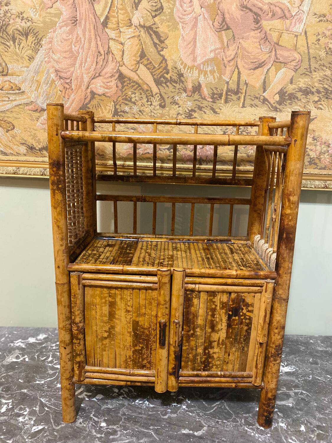 Vintage bamboo floor