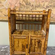 Vintage bamboo shelf