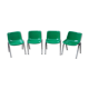 Modus Office Chairs by Osvaldo Borsani for Tecno, 70s, Set of 4