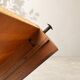 Pair of modernist wooden wall-mounted bedside tables – 1960s