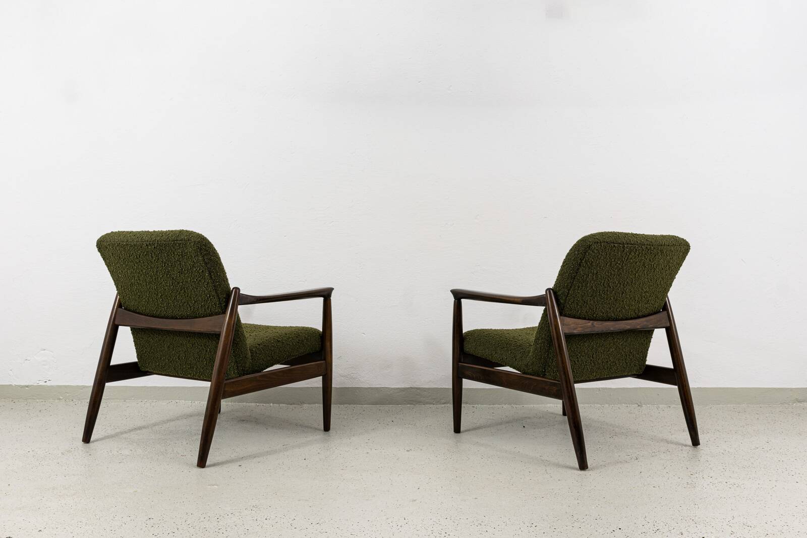 Pair Of Vintage Armchairs By Edmund Homa, Poland, 1960s