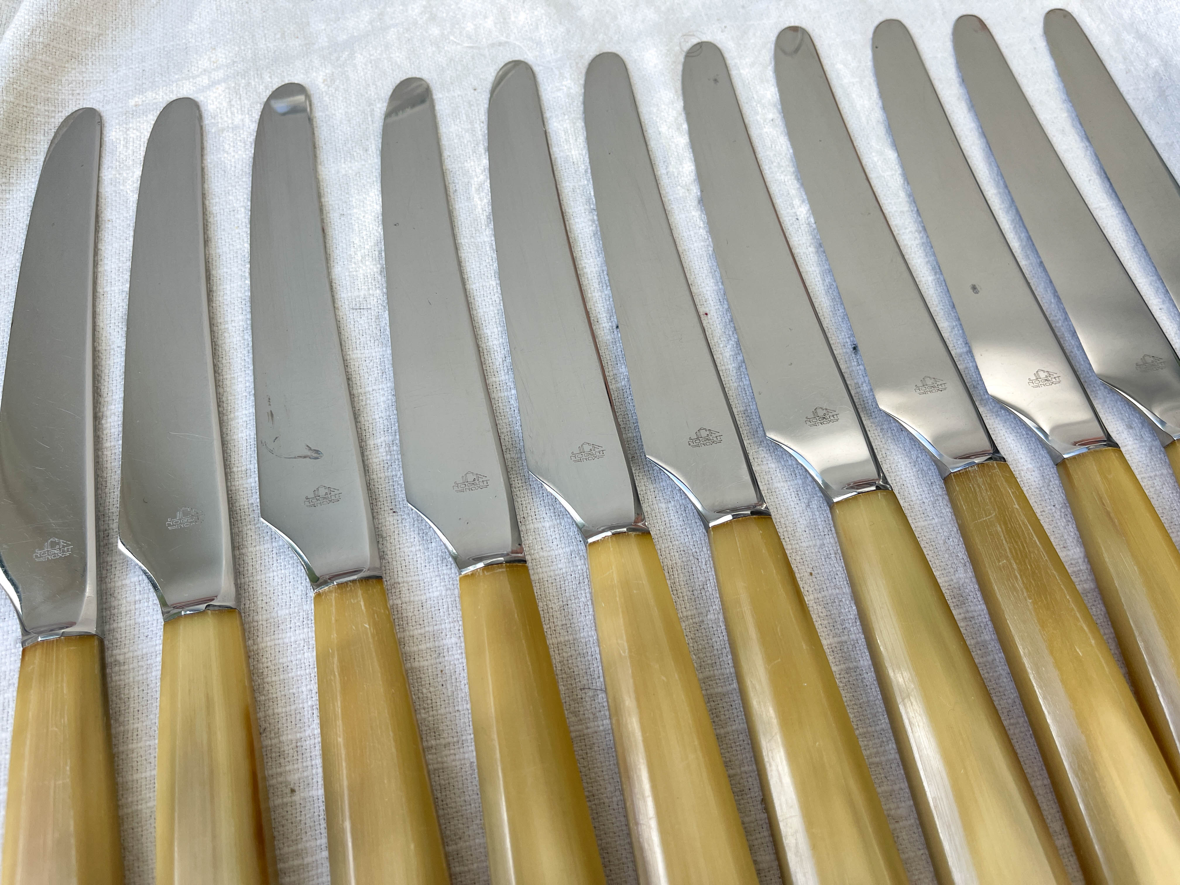 12 vintage nogent knives