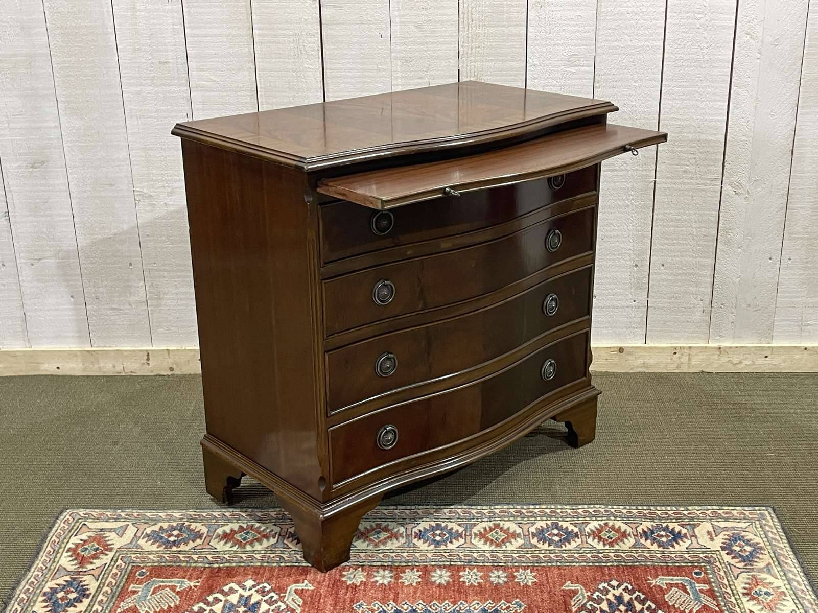 English mahogany commode from the 1950s.