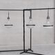 Germany antique two tone glass pendant light