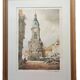 Julien Lacaze - Lithographie en Couleurs le Beffroi d'Amiens