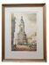 Julien Lacaze - Lithographie en Couleurs le Beffroi d'Amiens