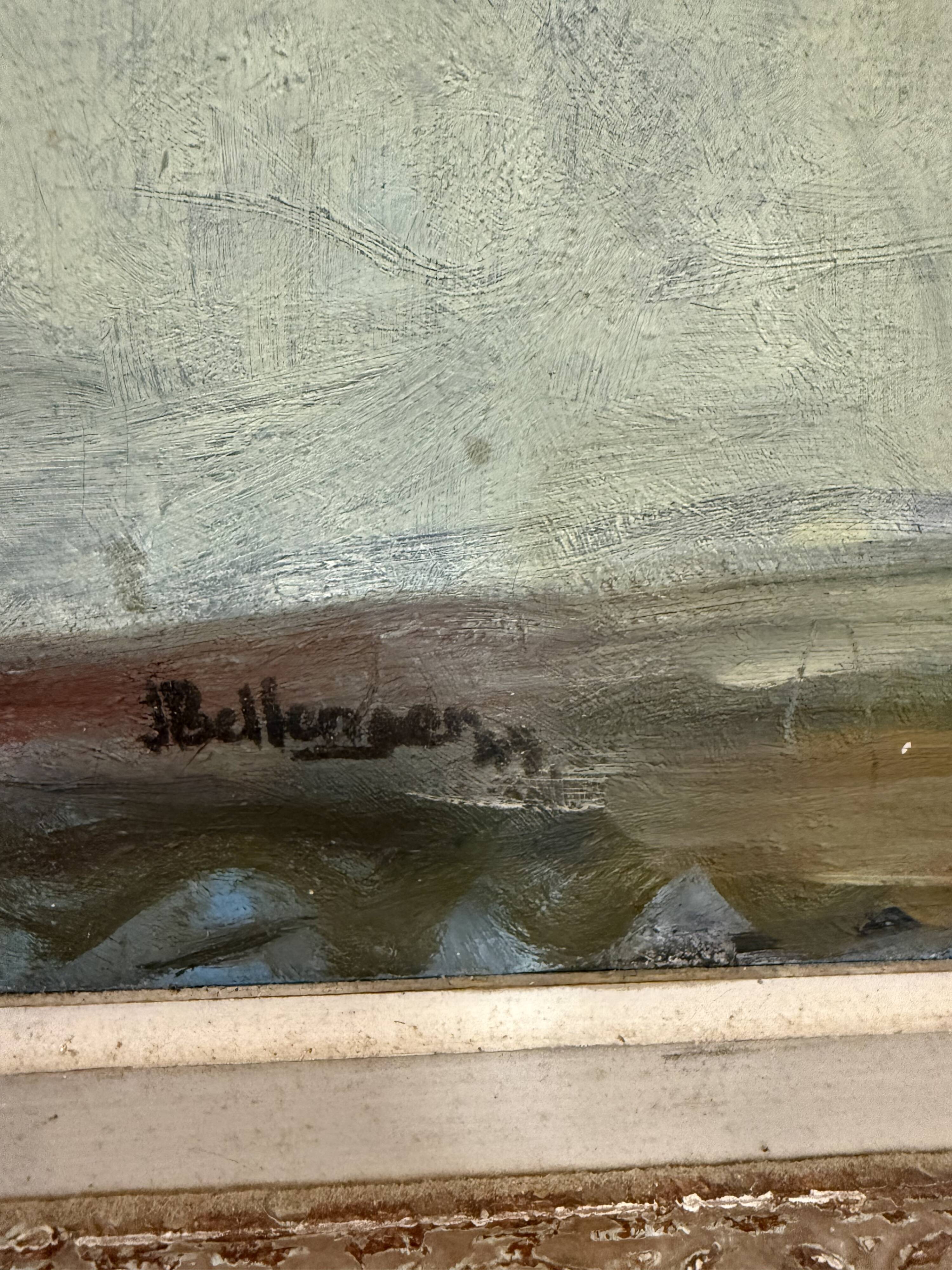 Oil on canvas still life signed Bellenger.