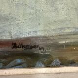 Oil on canvas still life signed Bellenger.