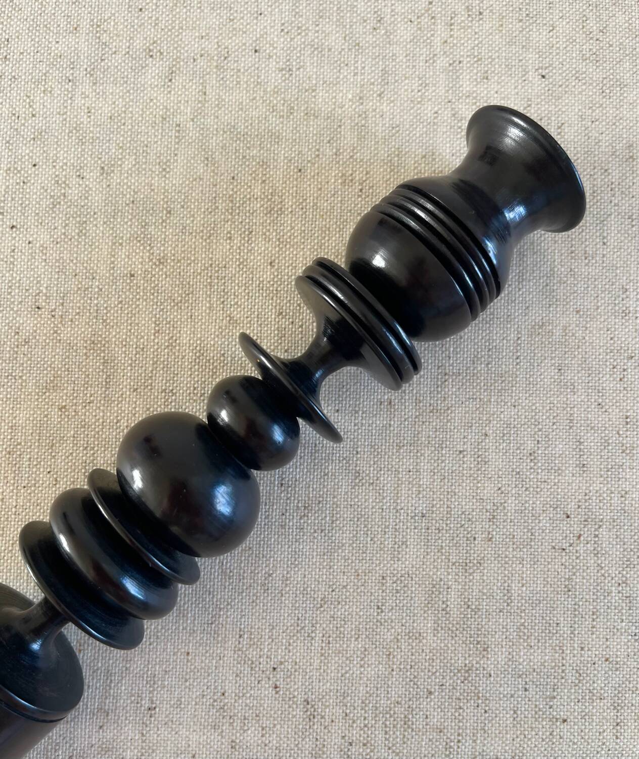 Scandinavian wooden candle holder,