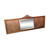 Old horizontal mirror trumeau.