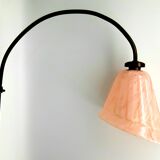 Paire d'appliques en opaline