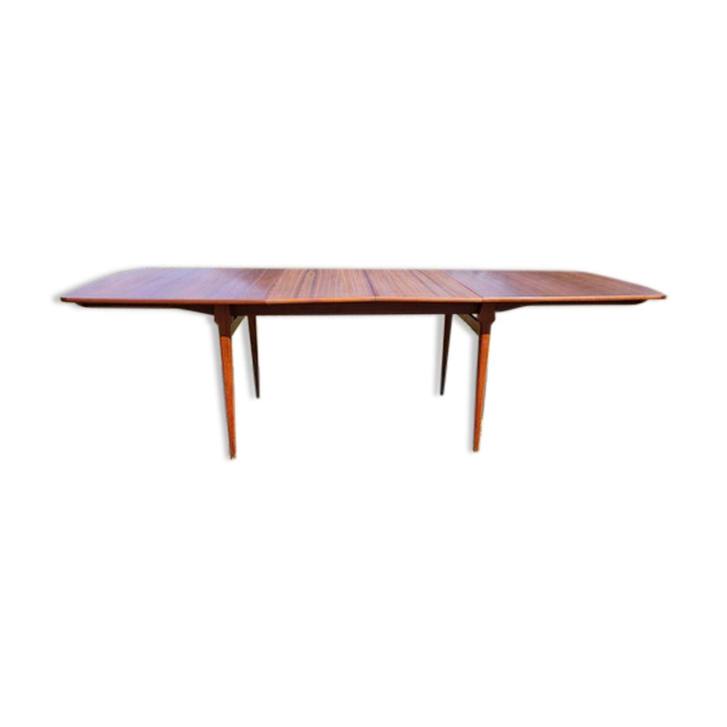 Table à manger en teck extensive scandinave 1960