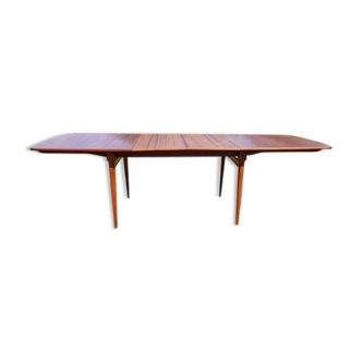 Scandinavian extensive teak dining table 1960