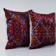 Set of 2 vintage Turkish cushion covers 51x51 cm