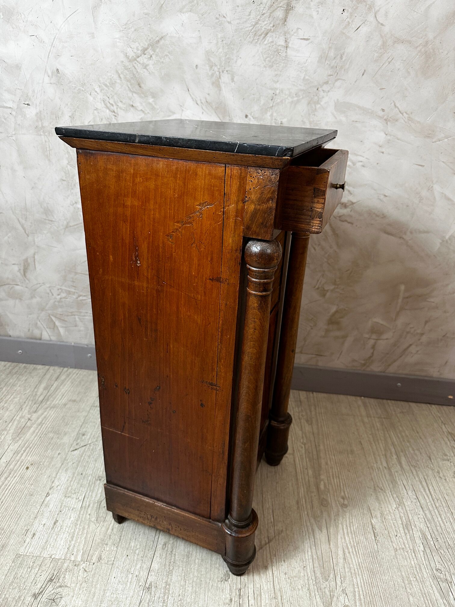 Empire period bedside table