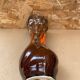 Ancien vase vallauris céramique art marron orange vintage