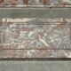 Antique marble fireplace in Saint Remy, Louis XVI style.