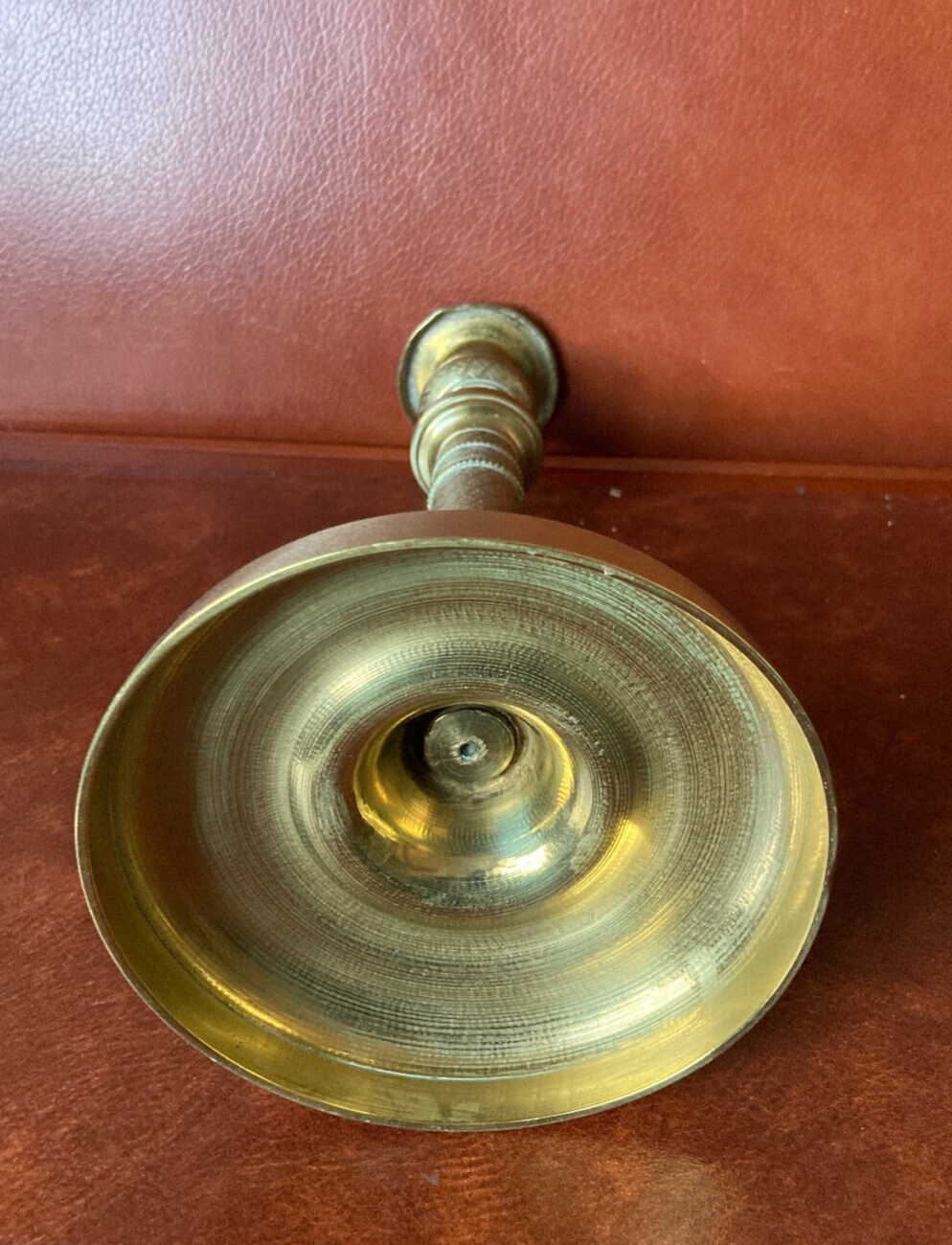 Antique bronze candle holder - XIXth